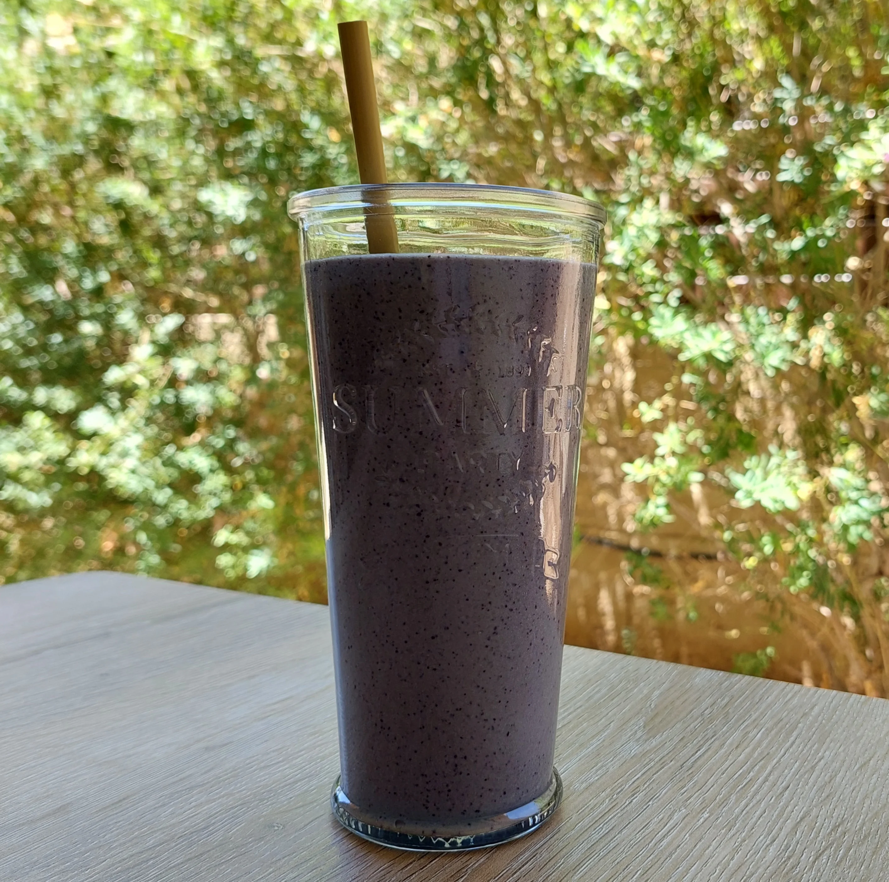 High Protein Blueberry Smoothie